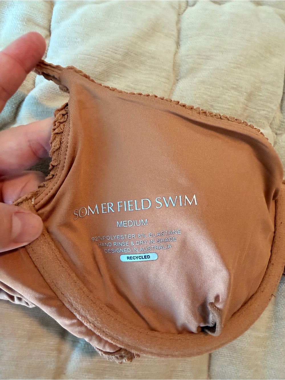 Somerfield Swim Latte Knit Underwire Bra - Picture 4 of 4